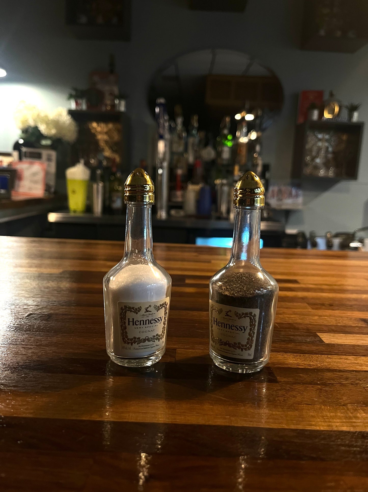 Liquor Bottle Salt & Pepper Shakers