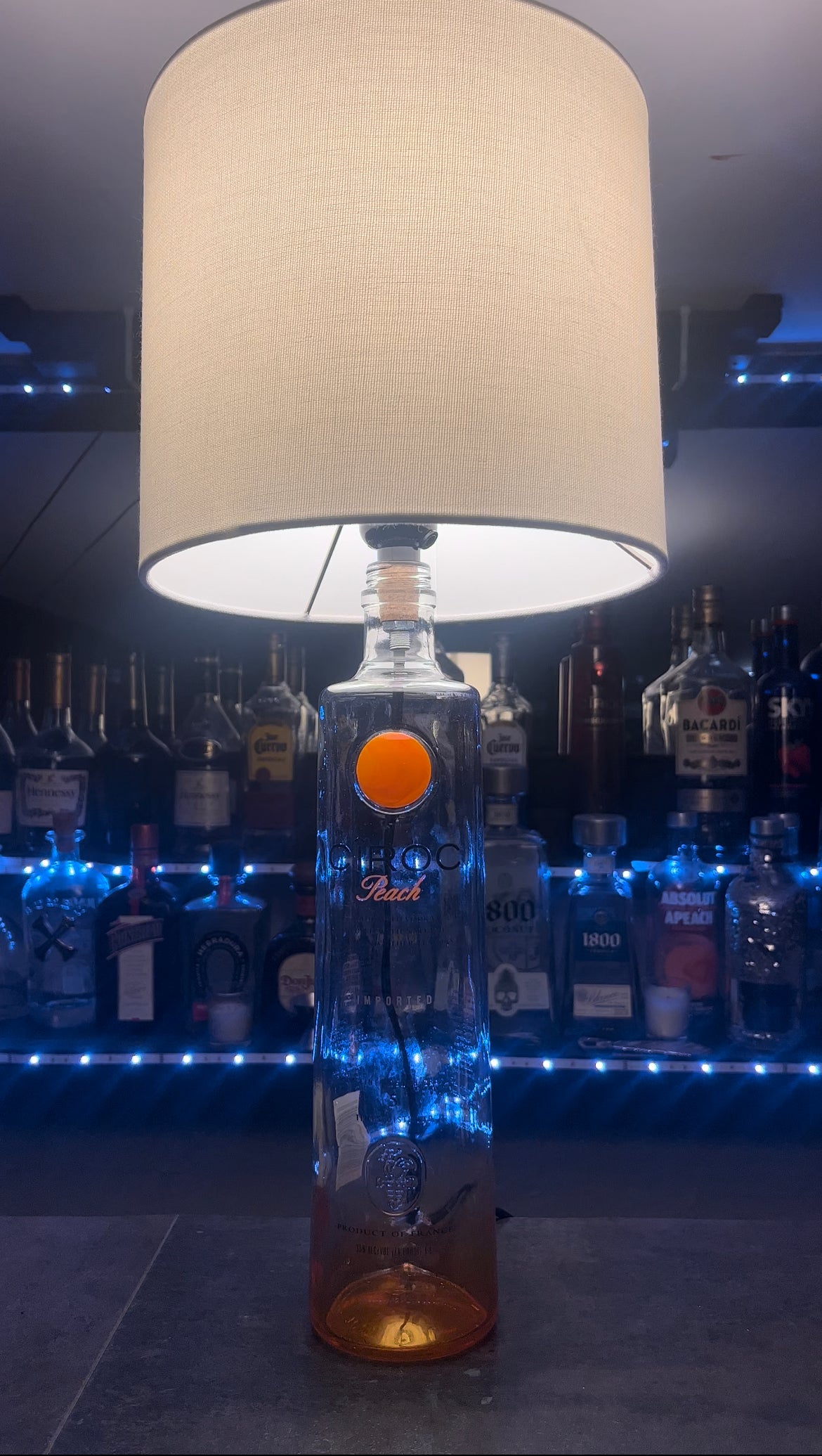 Liquor Bottle Lamps