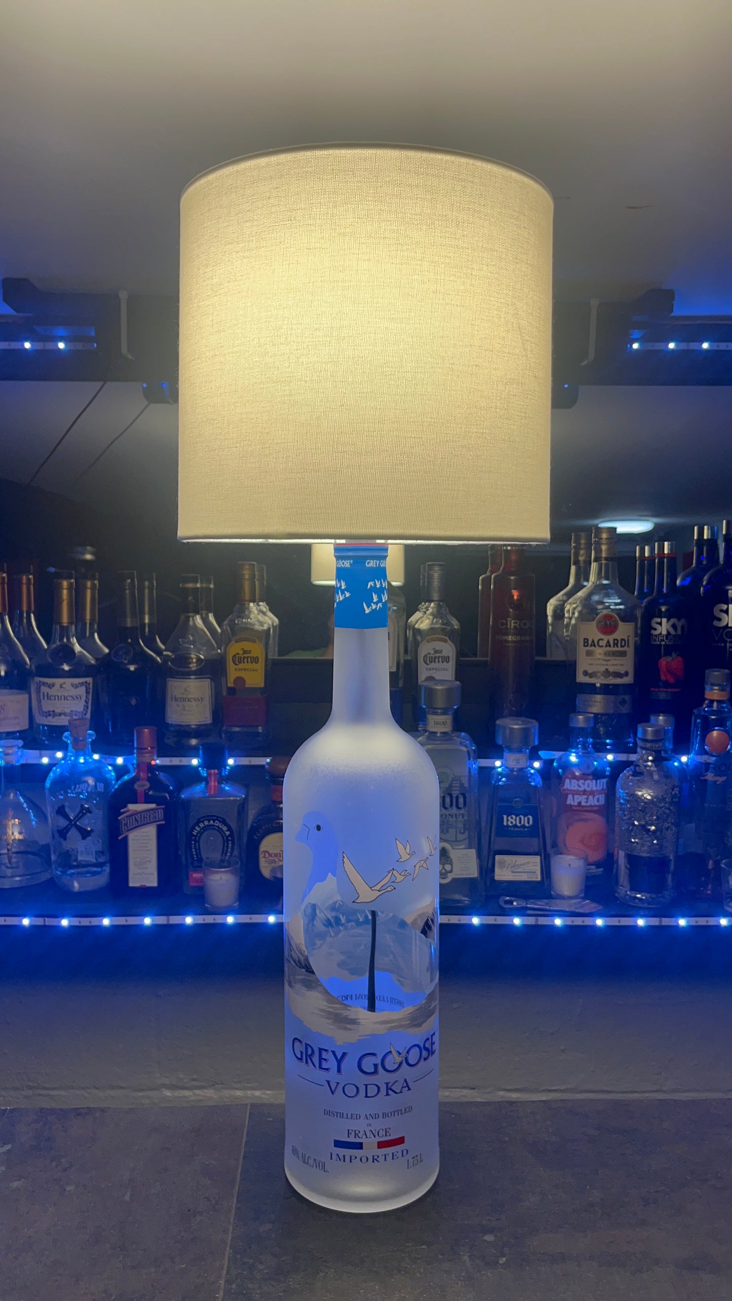 Liquor Bottle Lamps